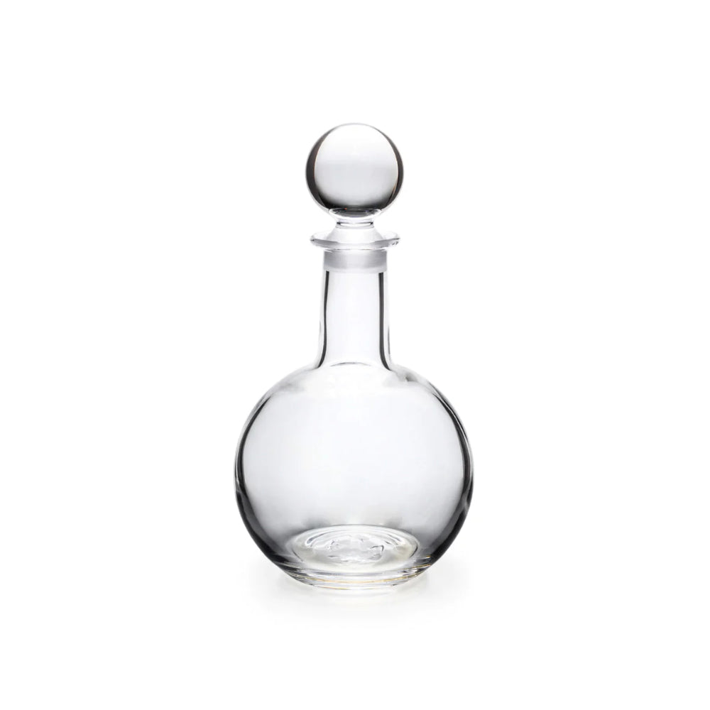 Simon Pearce Benson Glass Wine Decanter with Spherical Stopper