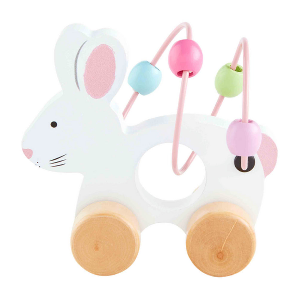 Mud Pie Easter Bunny Abacus Counting Toy for Little Ones