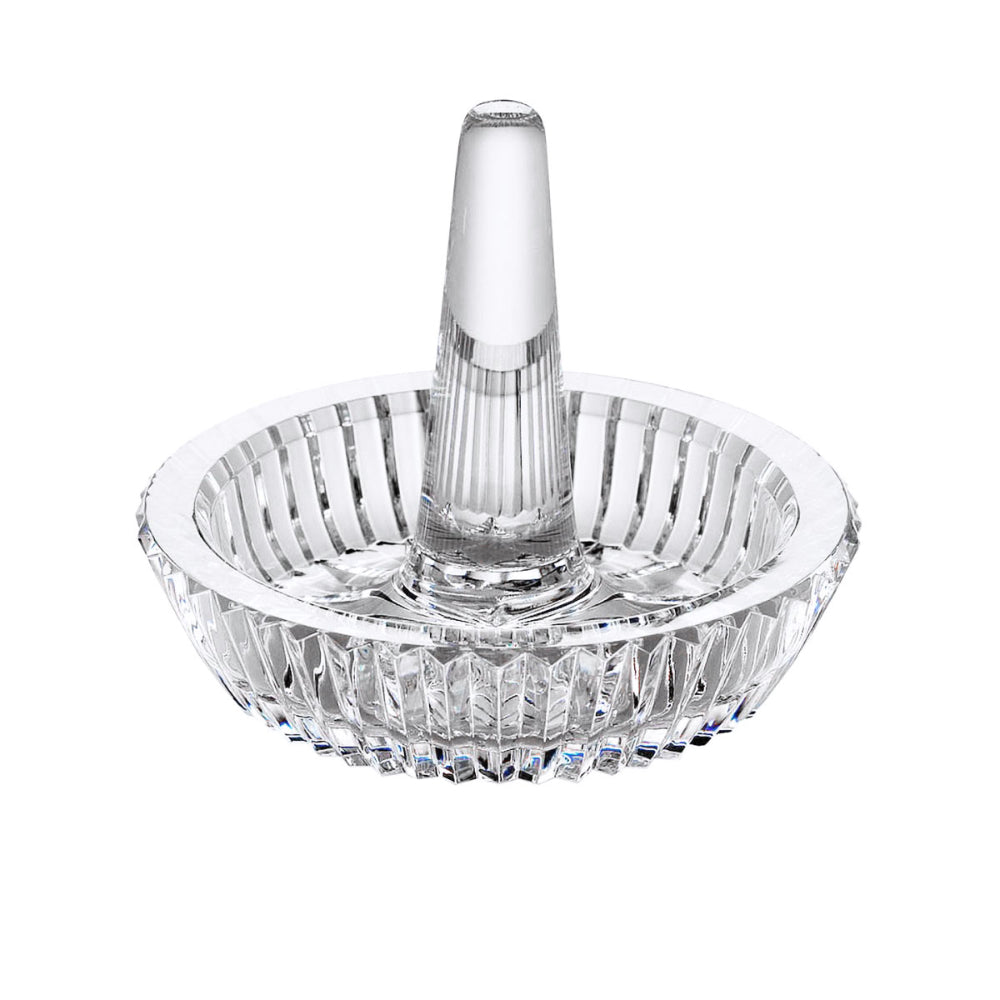 Waterford Elegant Round Crystal Ring and Jewelry Holder
