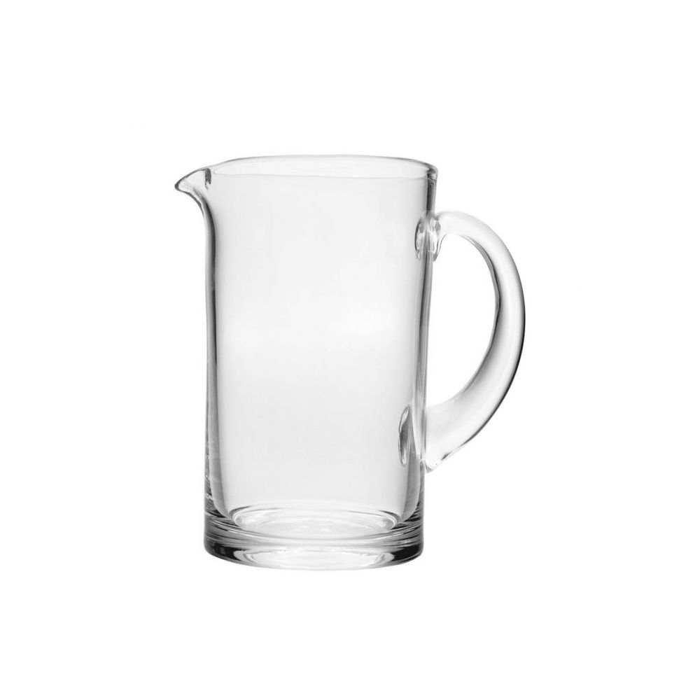 Medium-sized Simon Pearce Ascutney Glass Pitcher for Bar or Breakfast Table