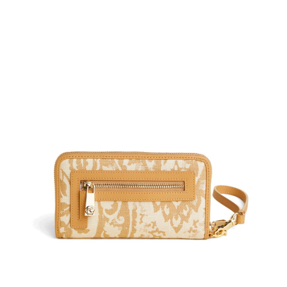 Spartina 449 Ogeechee Full - Zip Wallet with Mermaid Stud & Wristlet Function