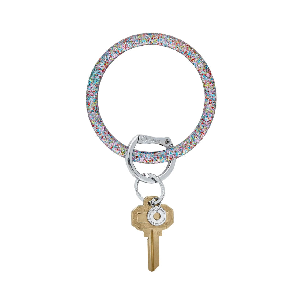 O-VENTURE One-Size-Fits-All Resin Big O® Bracelet Key Ring for Hands-Free Convenience