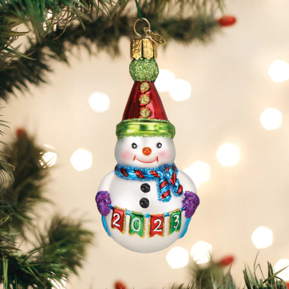 OWC 2023 Festive Party Snowman Christmas Ornament