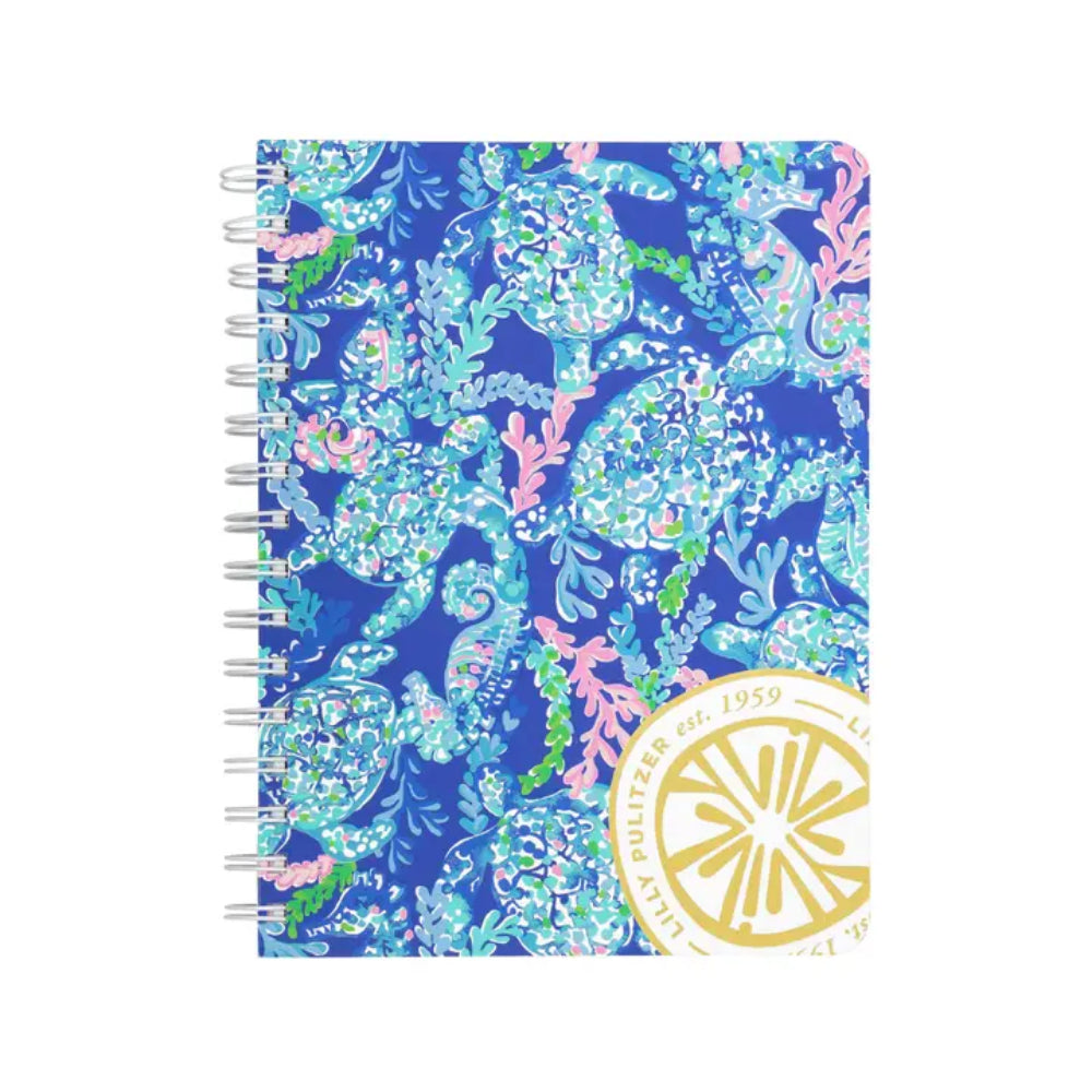 2024 Lilly Pulitzer Colorful Mini Notebook with Painted Pocket