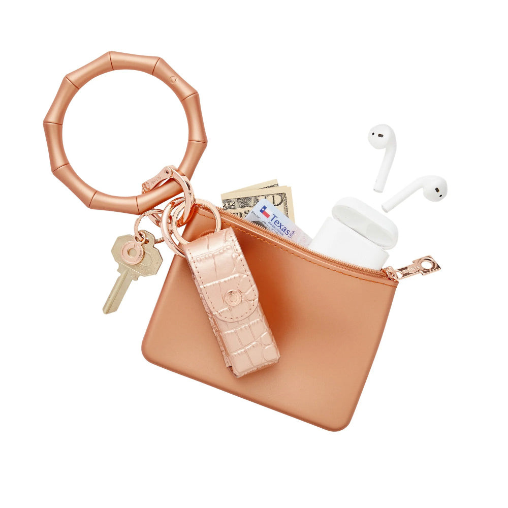 O-VENTURE Luxury Genuine Leather The Smooch Lipstick Storage Holder