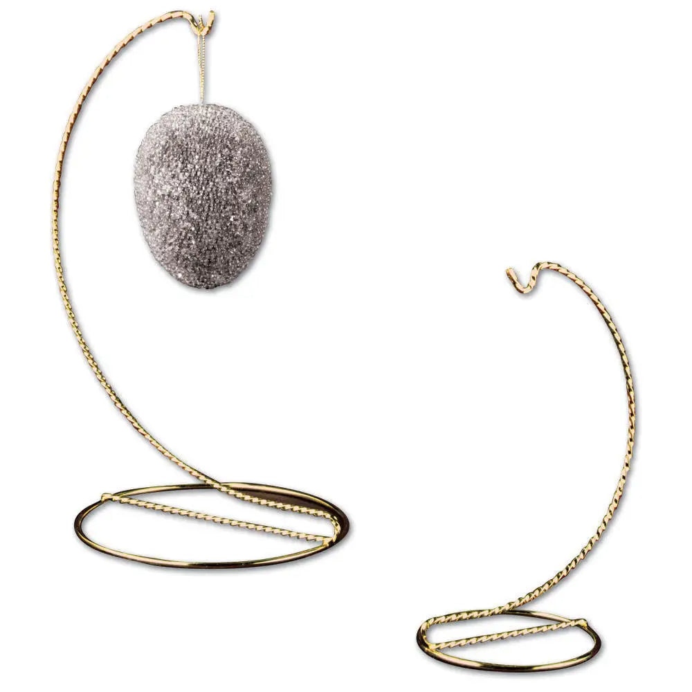 Brass Plated Twisted Wire Ornament Tree for Year - Round Decor