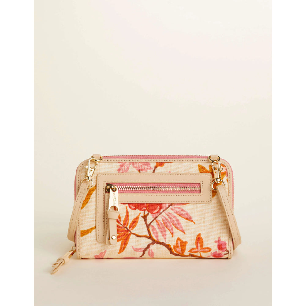 Spartina Versatile Multi - Function Crossbody Phone Bag in Richmond Hill Cream Color