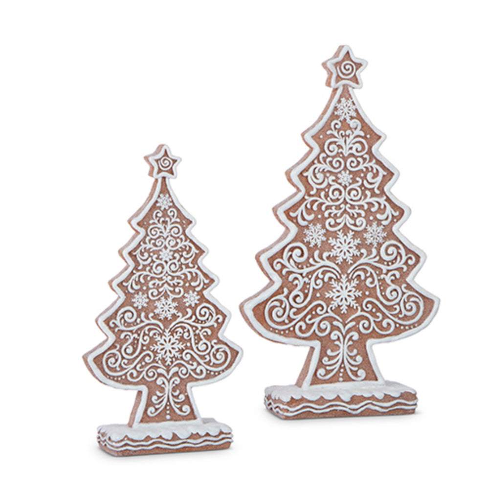 Large-sized Decorative Frosted Gingerbread Christmas Tree