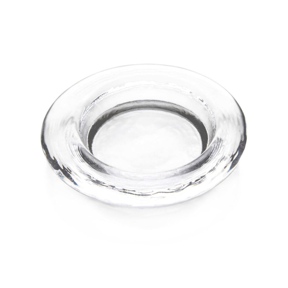 Engravable Simon Pearce Hanover Crystal Wine Coaster for Table Decoration