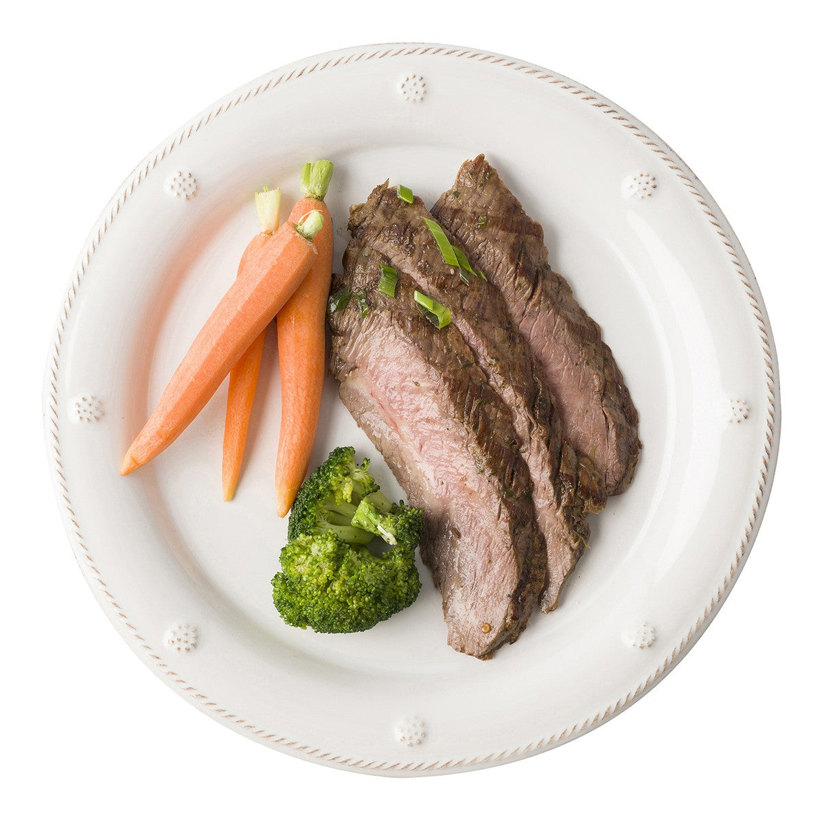 Juliska Elegant Whitewash Berry & Thread 11-Inch Dinner Plate