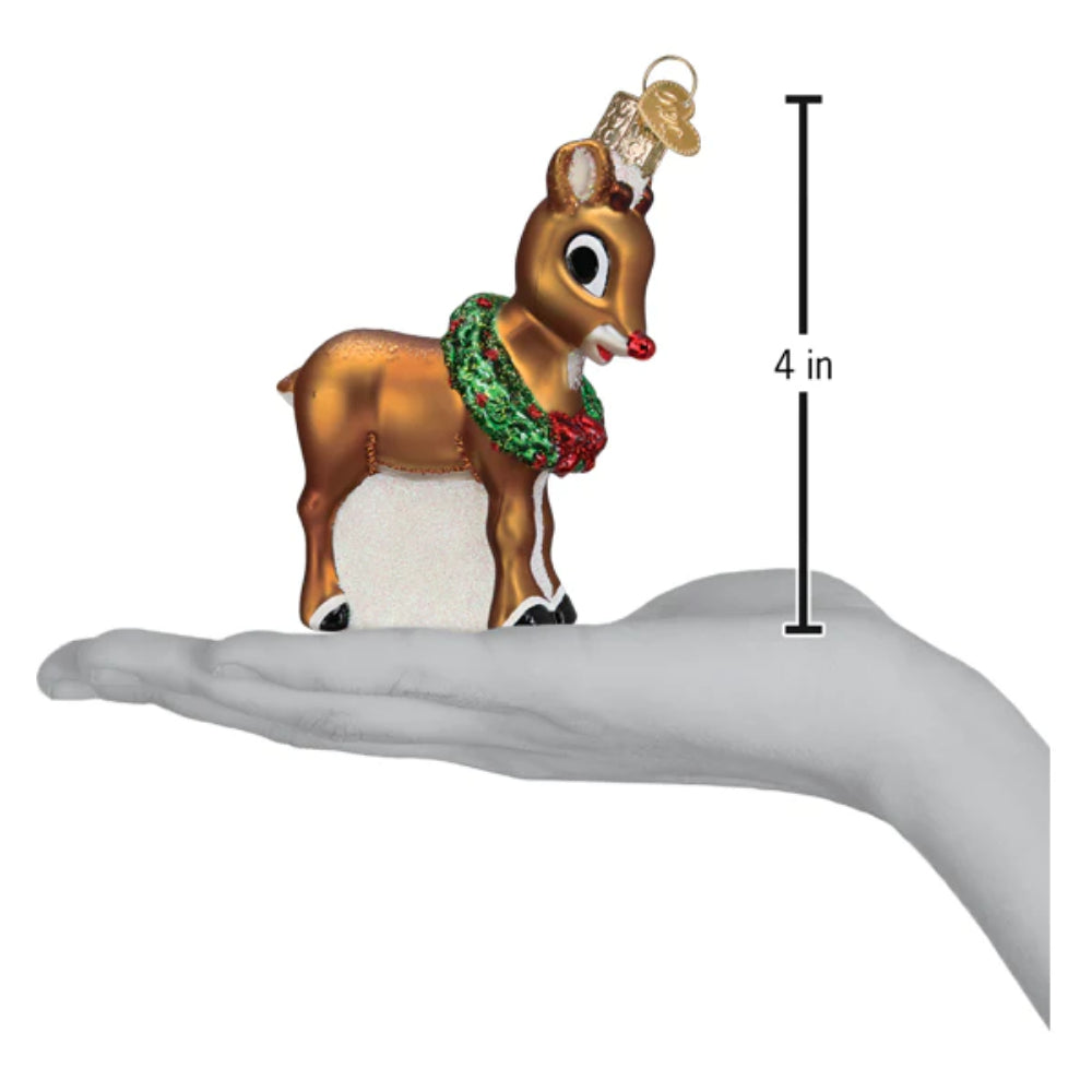 OWC Christmas Ornament - Rudolph The Red - nosed Reindeer Figurine