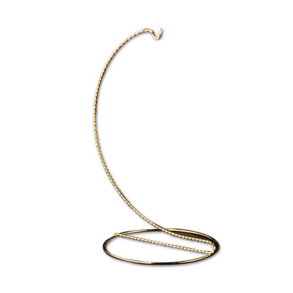 9-Feet Twisted Brass Stand for Holiday Ornaments and Jewelry