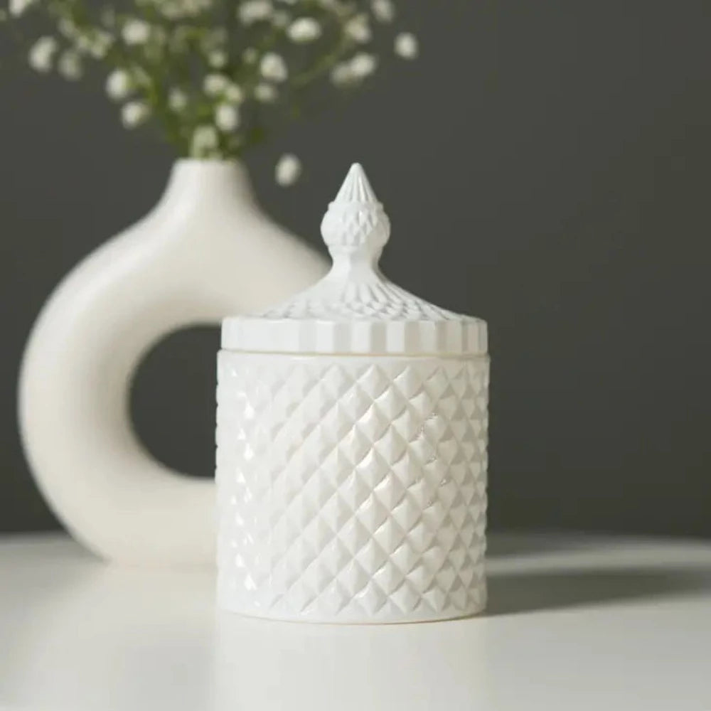 8 oz. Spire Jar Coffee Shop Scented Soy Wax Candle - Aromatic Home Decor
