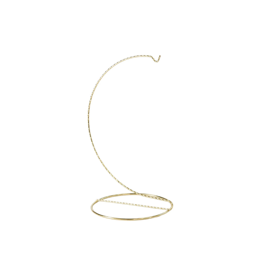 Brass Plated Twisted Wire Ornament Tree for Year - Round Decor