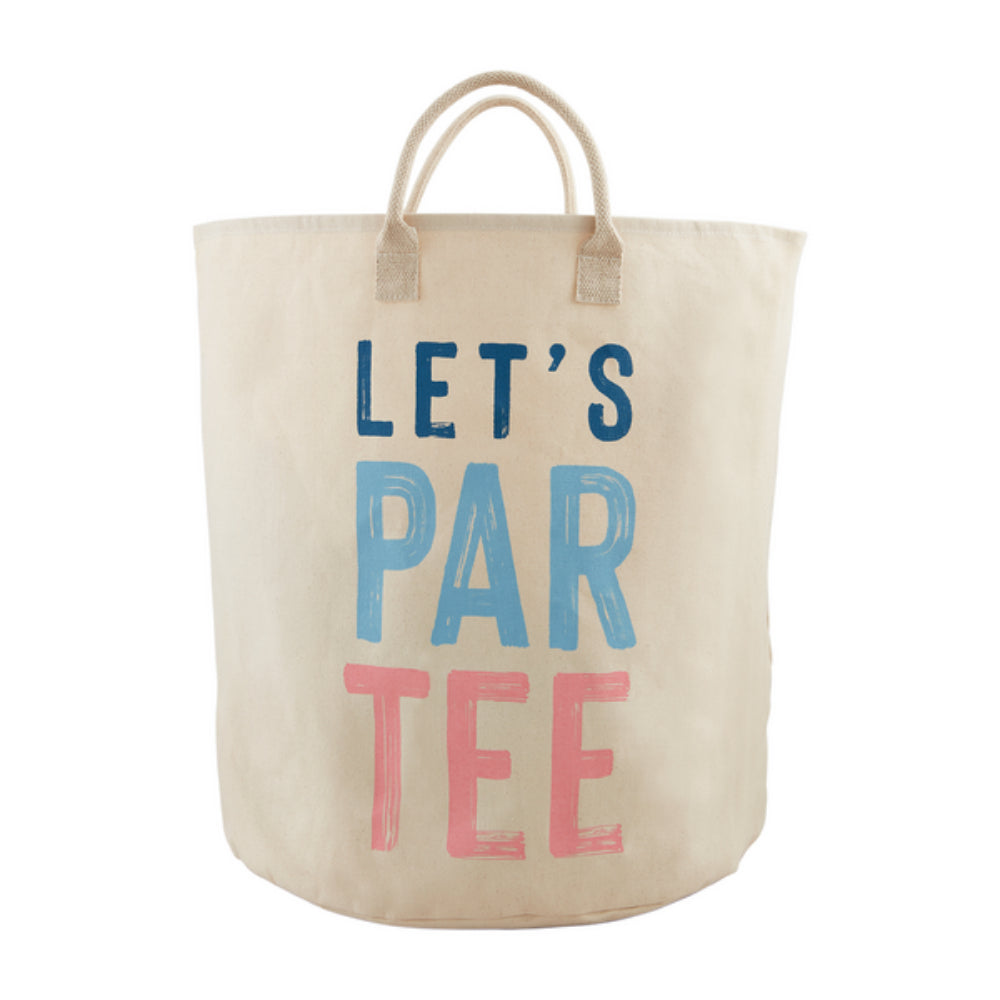Mud Pie Large Capacity Golf Canvas Tote for Golf Enthusiasts