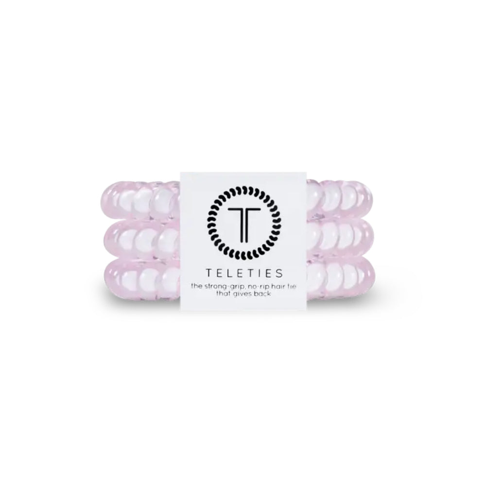 TELETIES Small Hair Ties - Stylish Set of 3 for Everyday Use