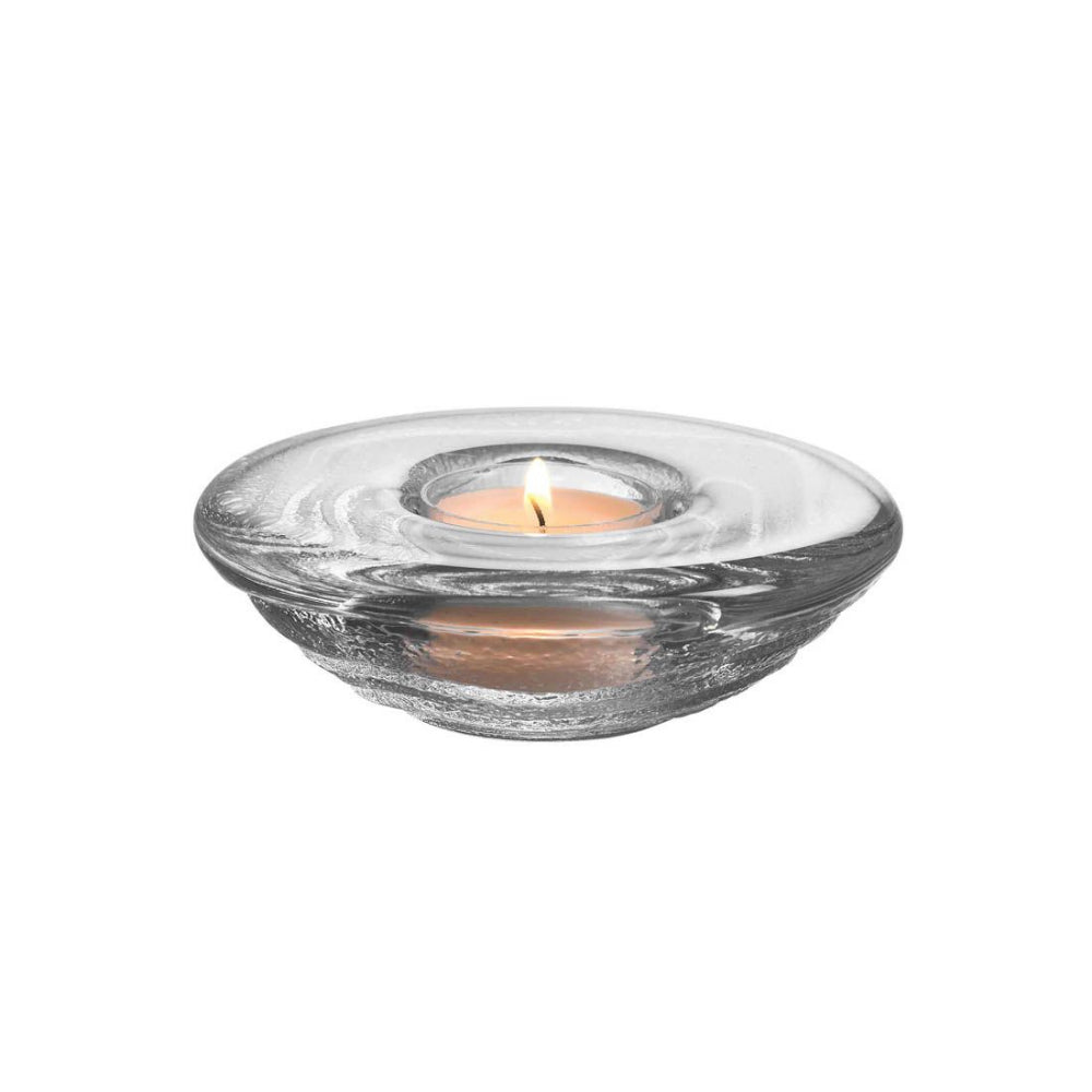 Simon Pearce Thetford Tealight Candle in Elegant Gift Box for Decorative Use