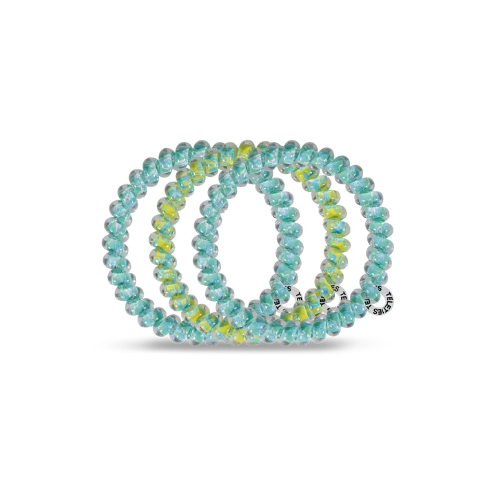 TELETIES Small Hair Ties - Stylish Set of 3 for Everyday Use