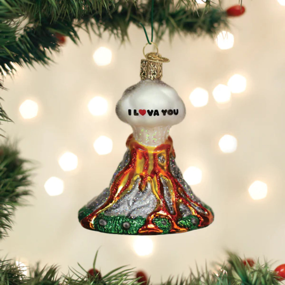 OWC Heartfelt Lava Love Christmas Ornament for Expressing Affection