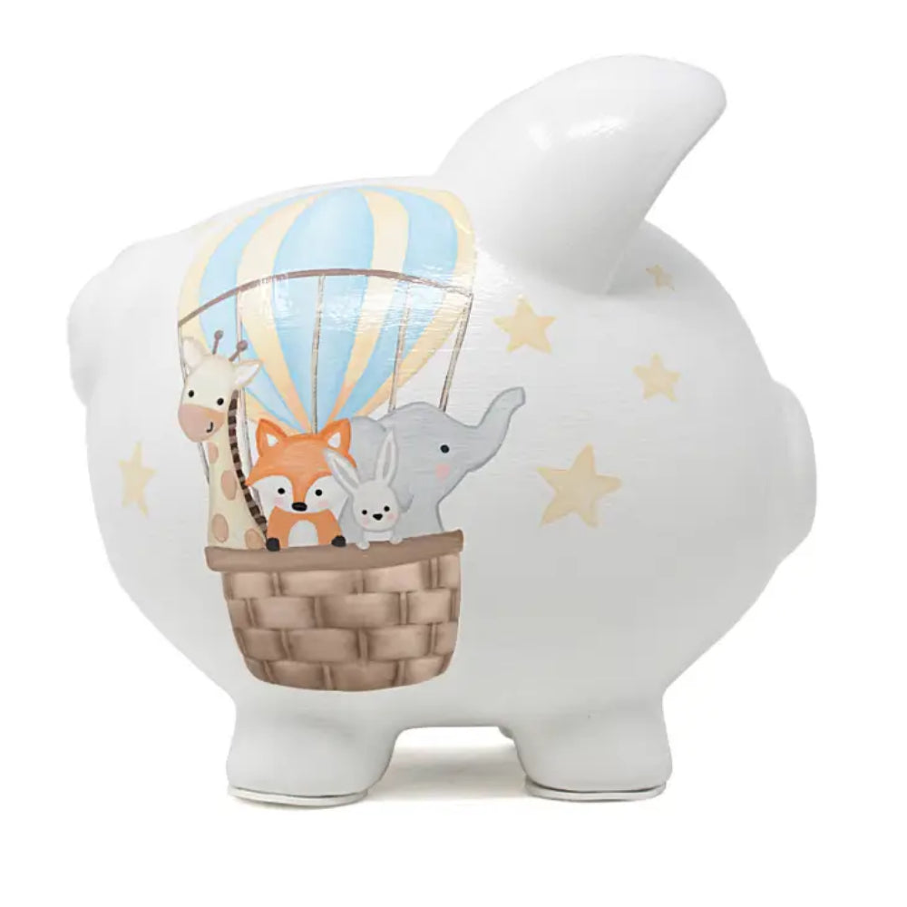 High - Quality Ceramic Air Balloon Piggy Bank for Cherished Children
