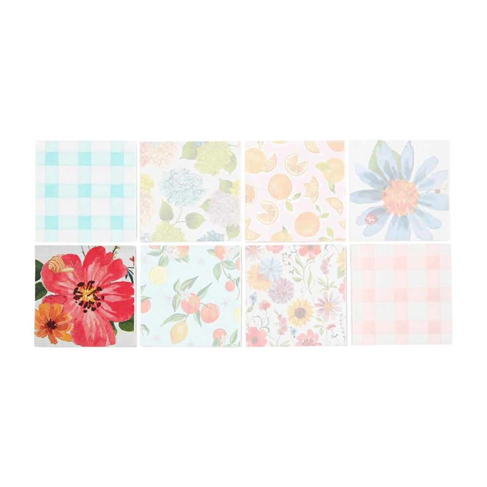 Mud Pie Spring-themed Individual Napkins in Various Designs