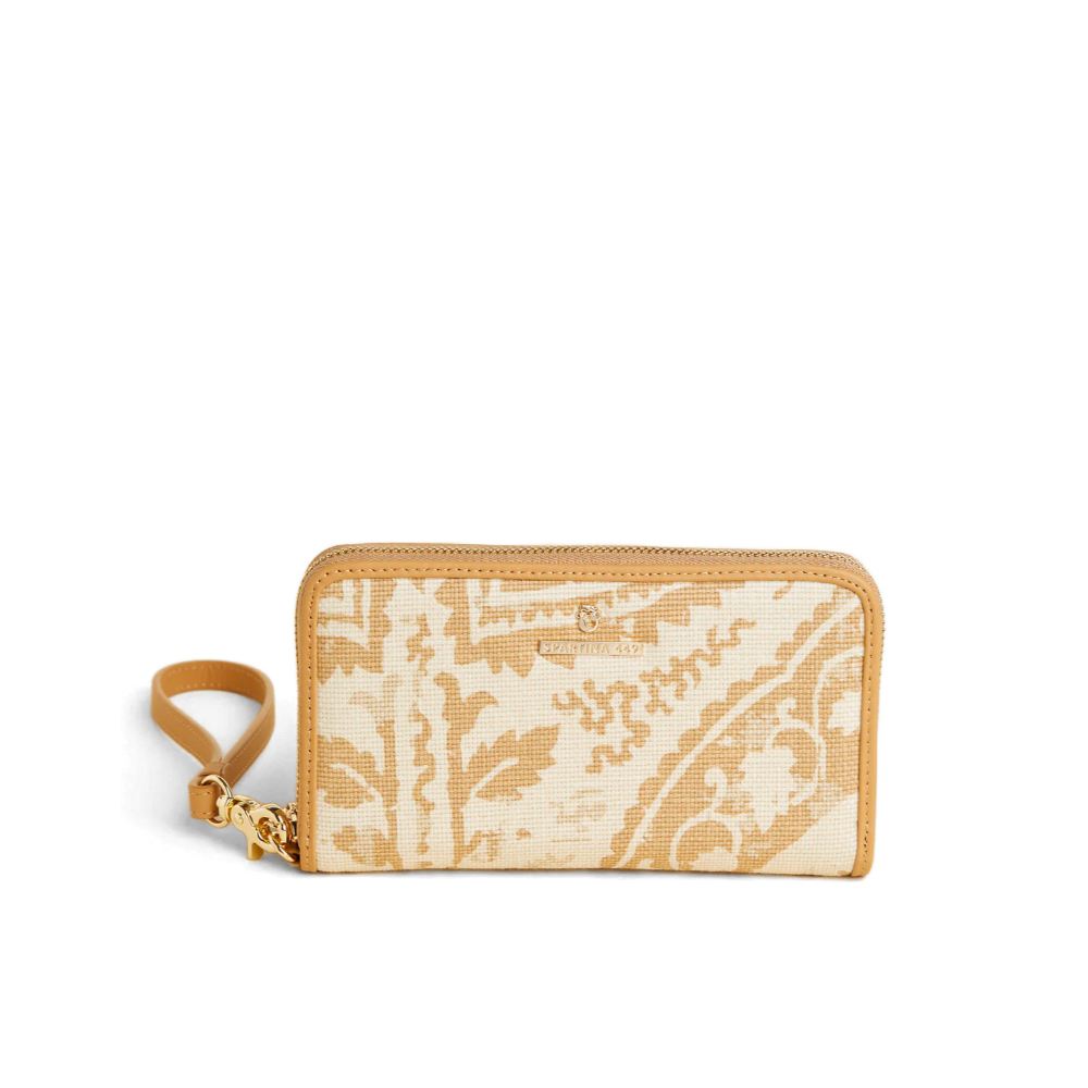 Spartina 449 Ogeechee Full - Zip Wallet with Mermaid Stud & Wristlet Function