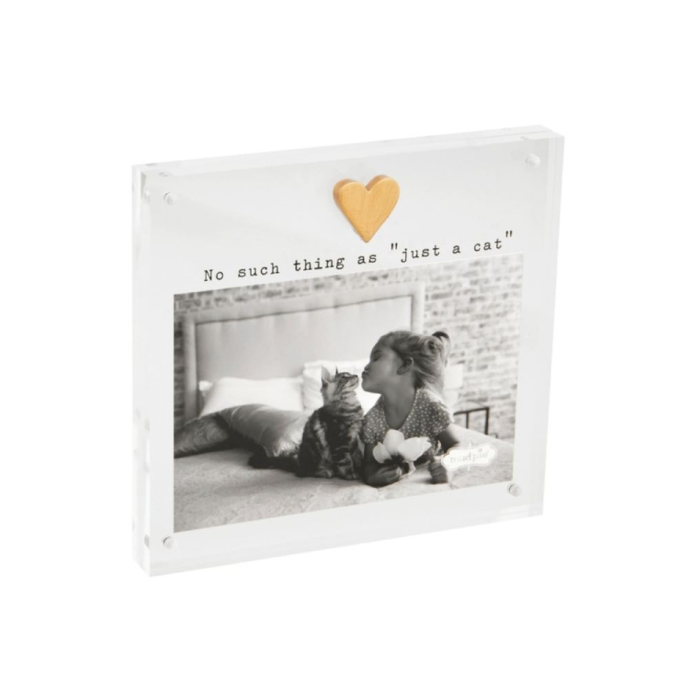 Mud Pie 4x6 High - quality Acrylic Cat - themed Photo Frame