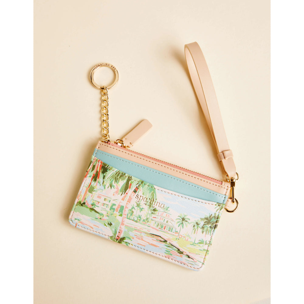 Coastal-Inspired Spartina Slim RFID-Protected Card Coin Purse