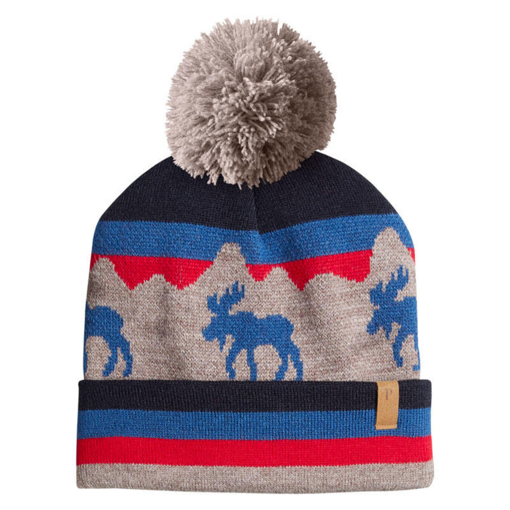 Pendleton Acrylic Retro Fold - Over Brim Pom - Pom Beanie