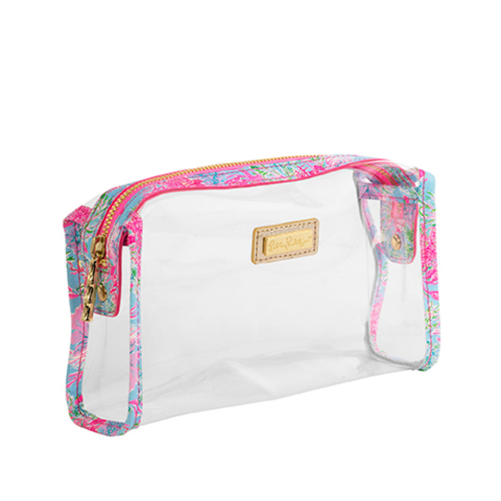 Lilly Pulitzer Stylish Zip - Up Pencil Case for Organizing Essentials