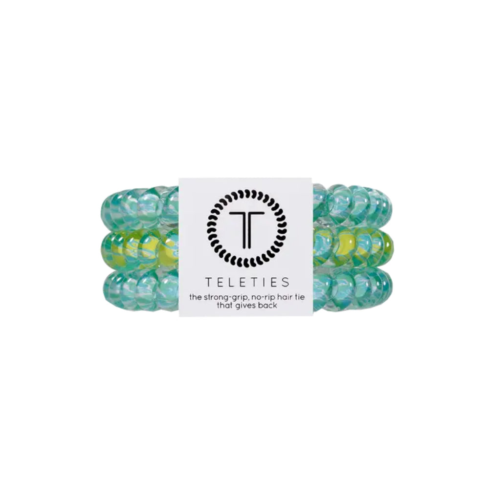 TELETIES Small Hair Ties - Stylish Set of 3 for Everyday Use