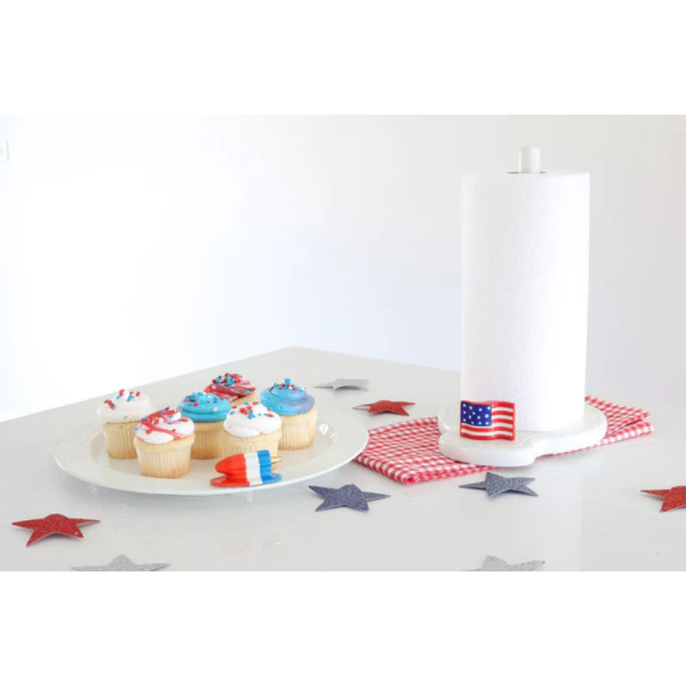 Nora Fleming Stars and Stripes Forever Decorative Miniature Ornament
