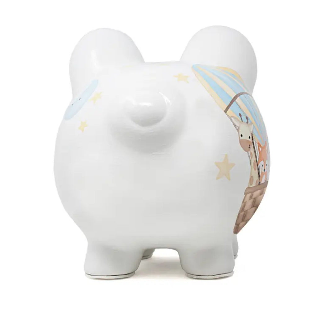 High - Quality Ceramic Air Balloon Piggy Bank for Cherished Children