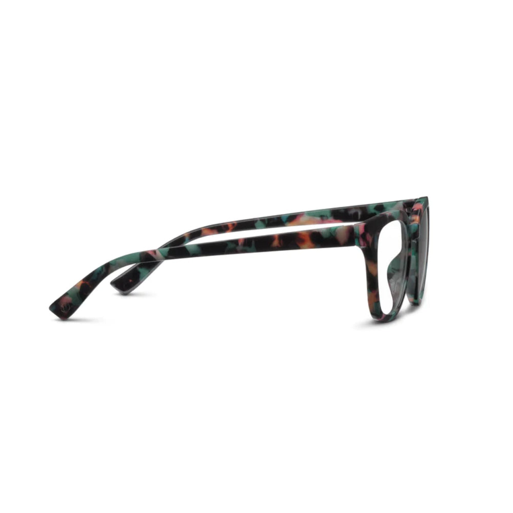 Teal Botanico Betsy Peepers Blue Light Readers - Feminine and Stylish