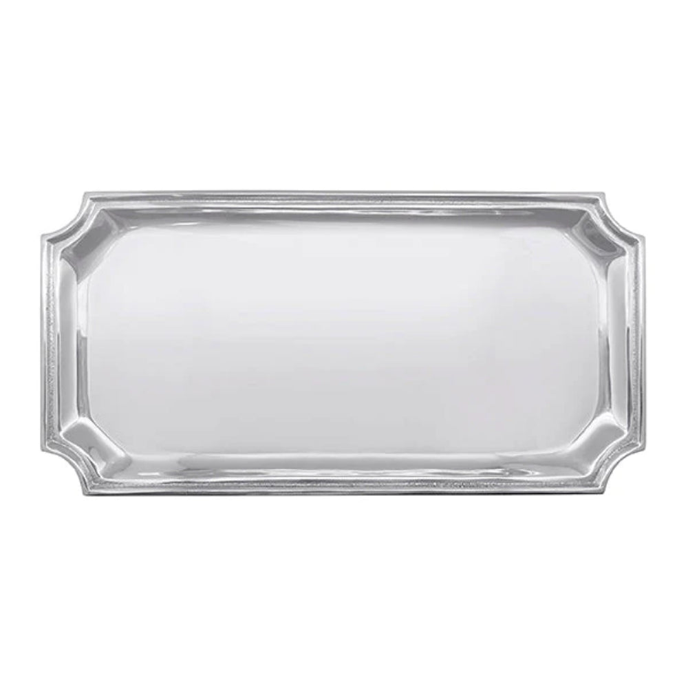 Mariposa Linzee Rectangular Engravable Decorative Tray for Home