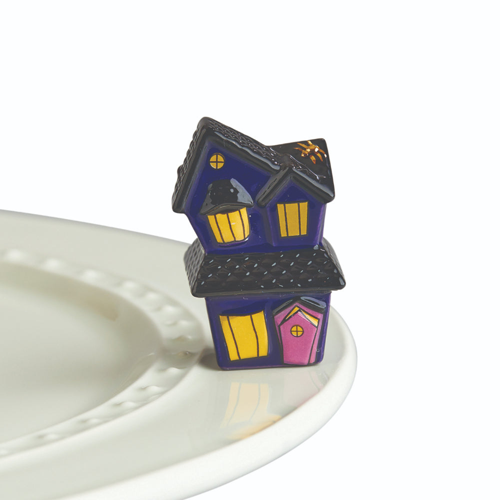 Nora Fleming Miniature Spooky Haunted House for All Occasions