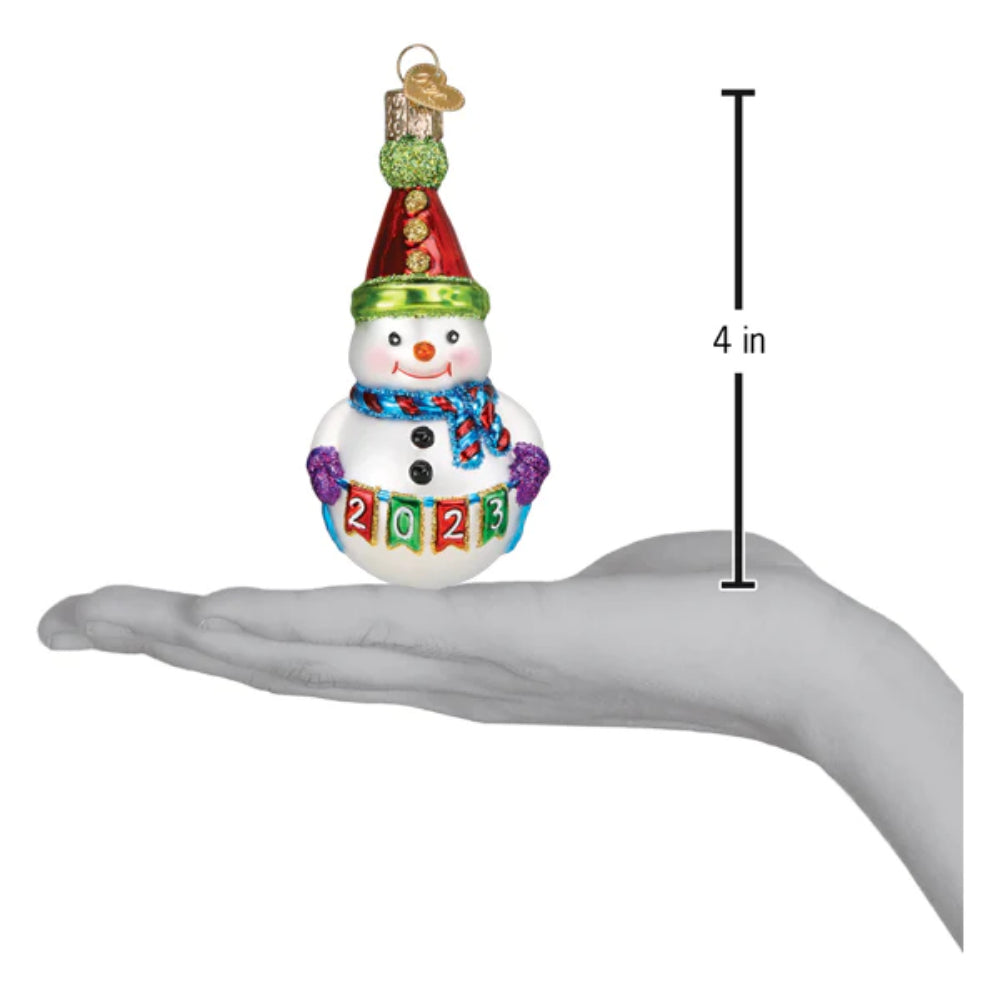 OWC 2023 Festive Party Snowman Christmas Ornament