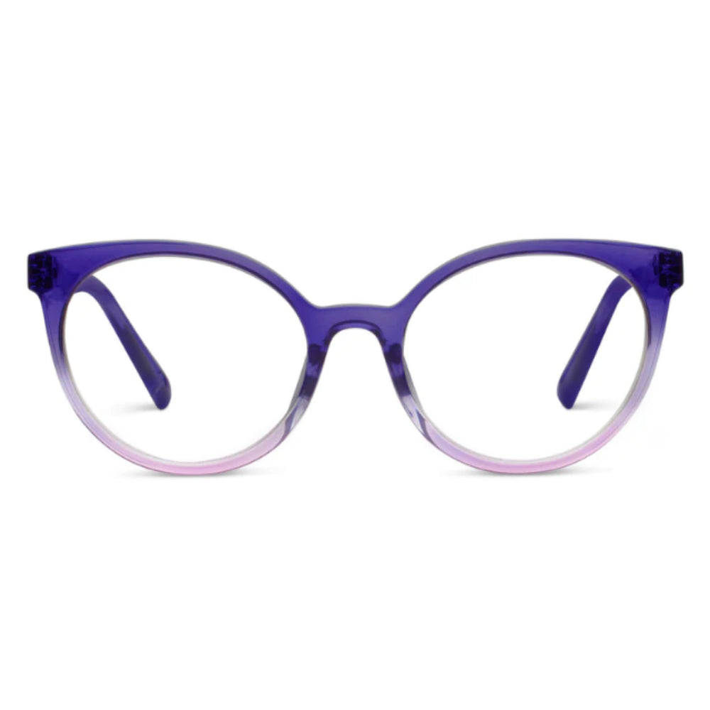Peepers Stylish Blue Light Reading Glasses - Dahlia in Stunning Purple Shades