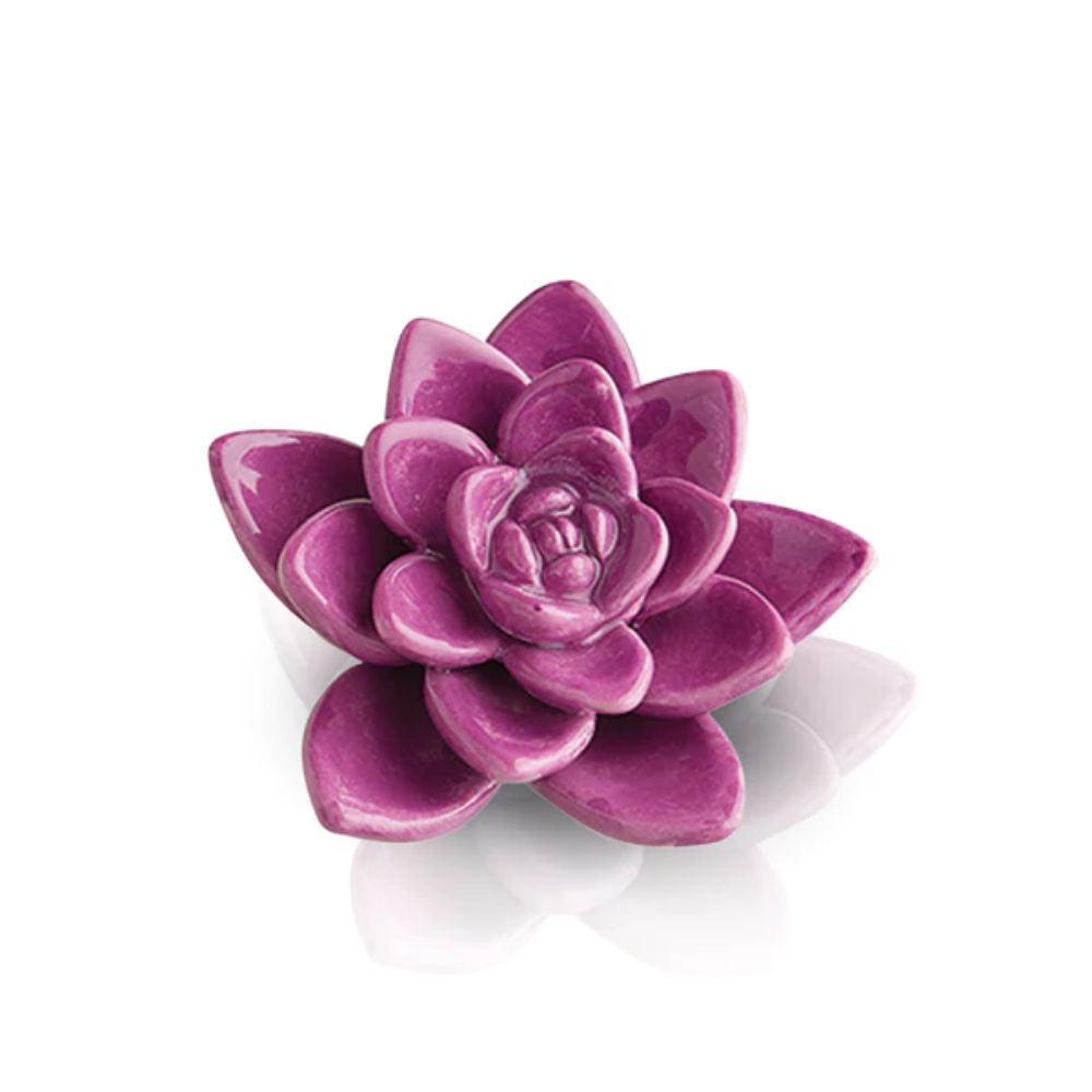 Nora Fleming Purple Succulent Get Growing Miniature Decor