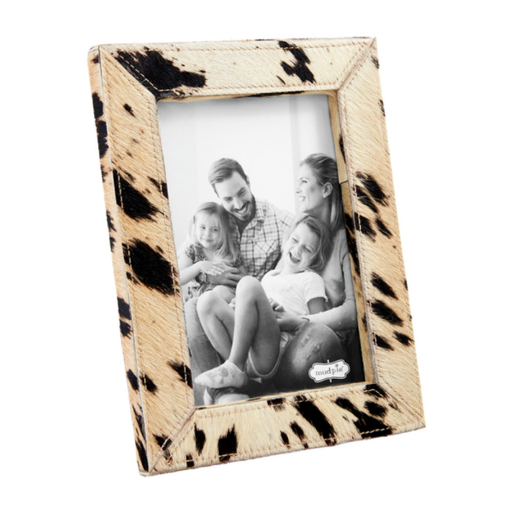 Mud Pie Decorative Leopard Print Mohair Photo or Artwork Frame