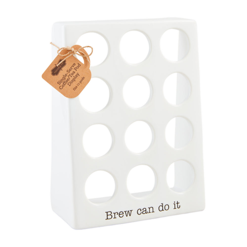Stylish Dolomite Coffee and Tea Pod Holder for Kitchen or Office
