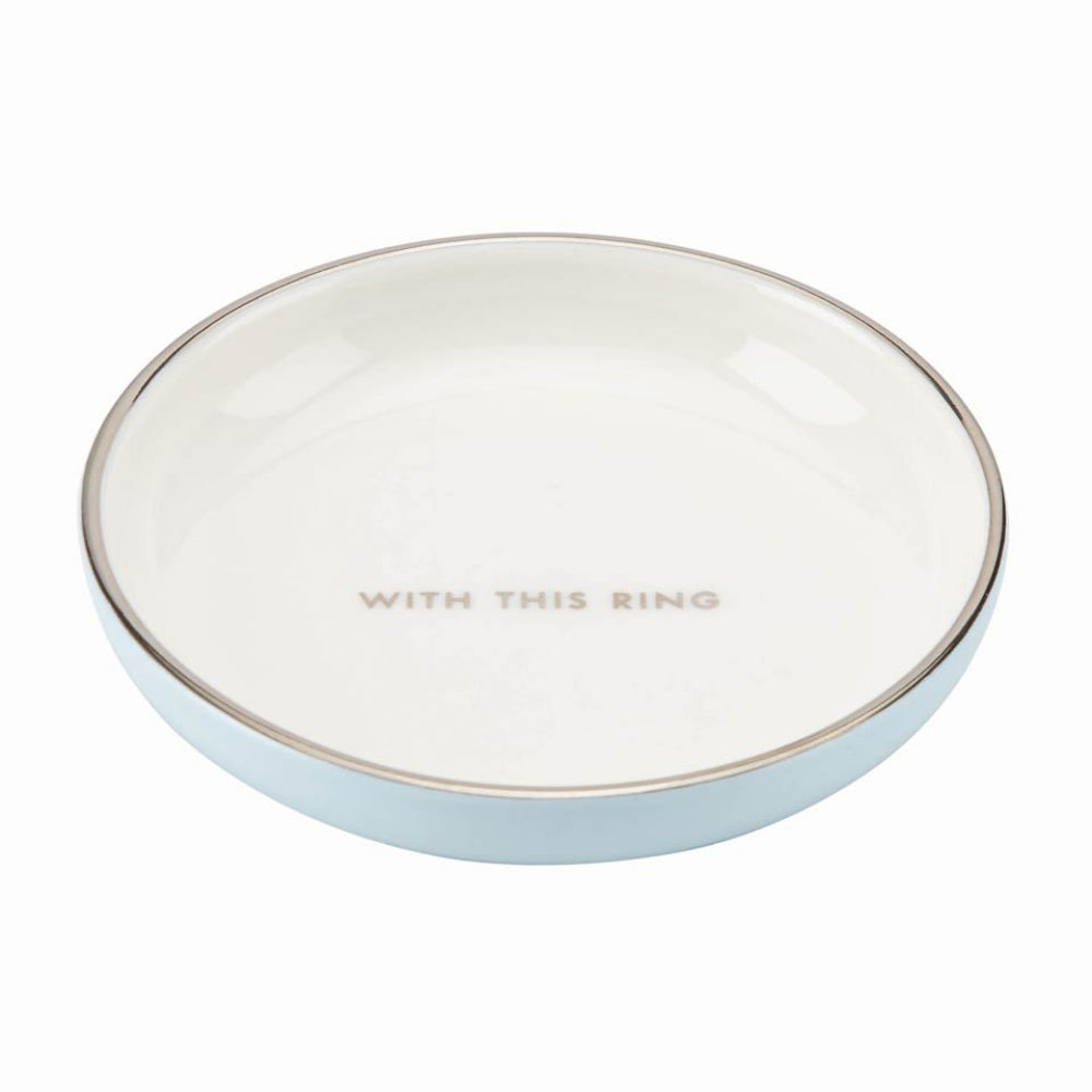 Kate Spade Durable Ceramic Porcelain Gold - Accented Take The Cake™ Ring Holder