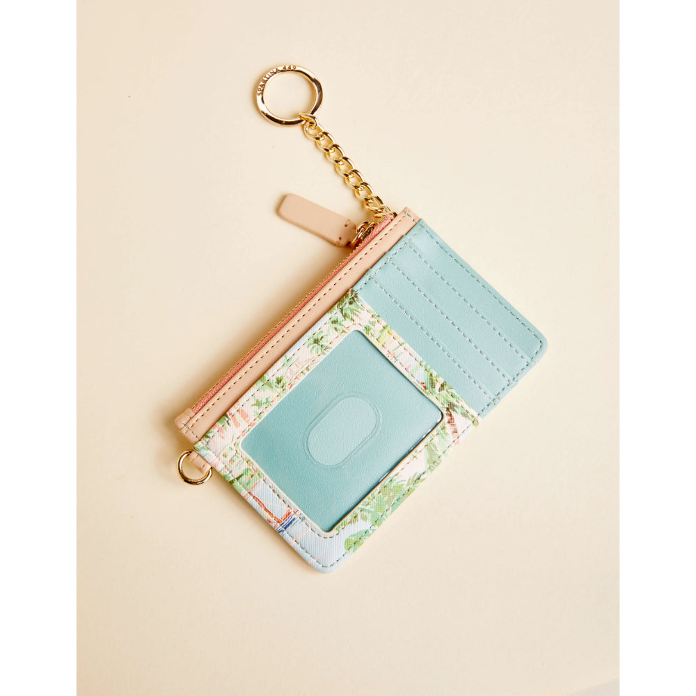 Coastal-Inspired Spartina Slim RFID-Protected Card Coin Purse