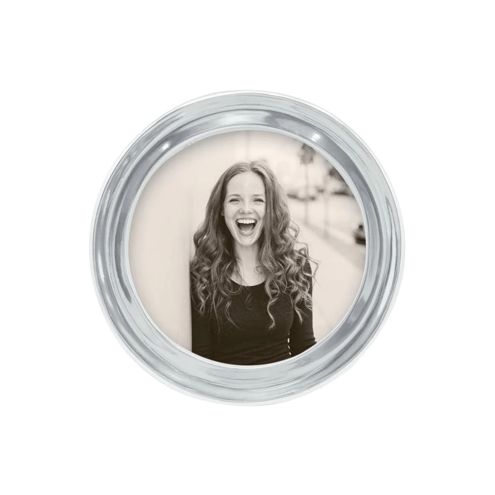 Mariposa Classic Signature Round Picture Frame for Displaying Memories