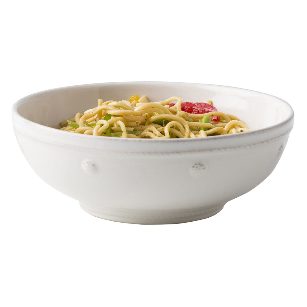Juliska Medium Coupe Whitewashed Berry & Thread Pasta Bowl