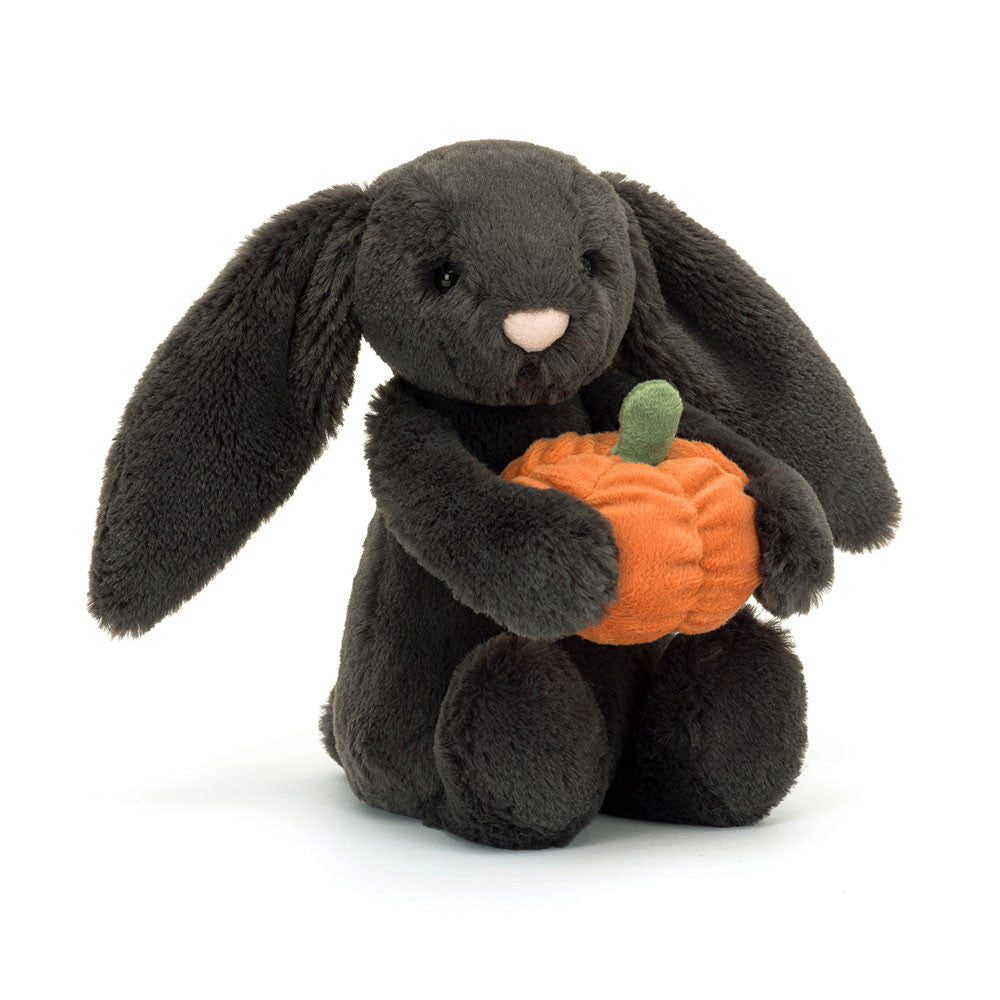 Jellycat Adorable Bashful Pumpkin Themed Bunny Plush Toy