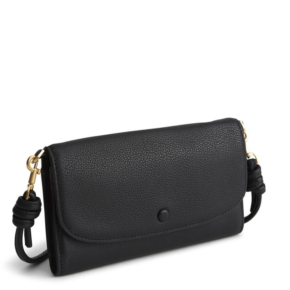 Vera Bradley Leather Wildwood Crossbody Wallet - Stylish and Functional
