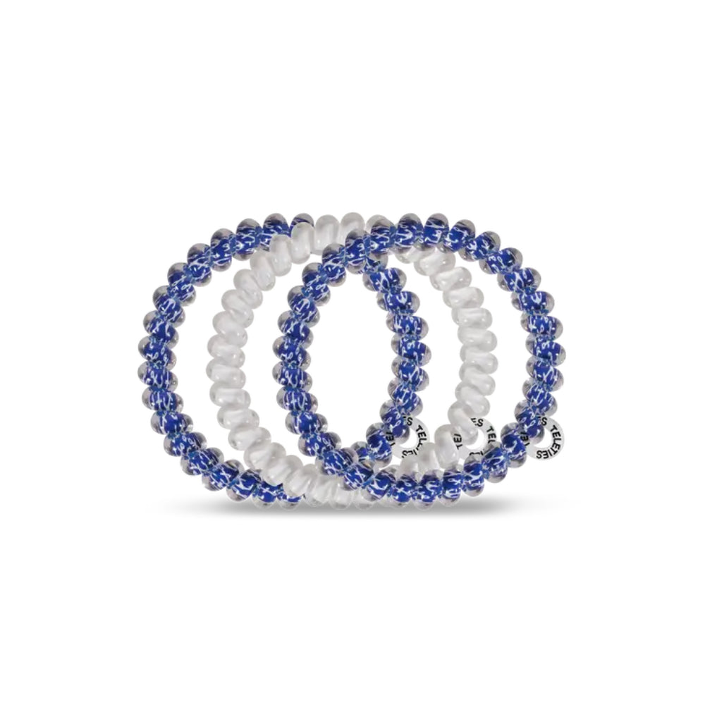 TELETIES Small Hair Ties - Stylish Set of 3 for Everyday Use