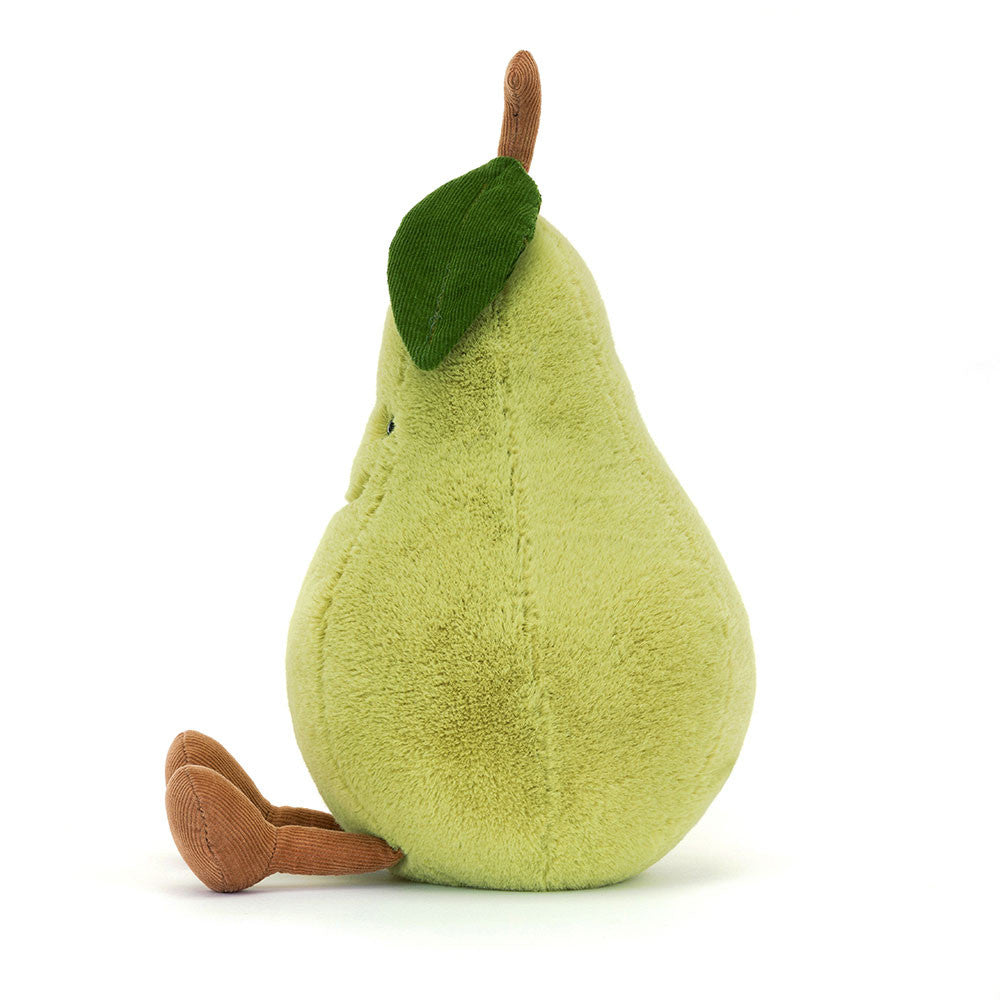 Jellycat Amuseables Stuffed Toy Pear with Charming Design