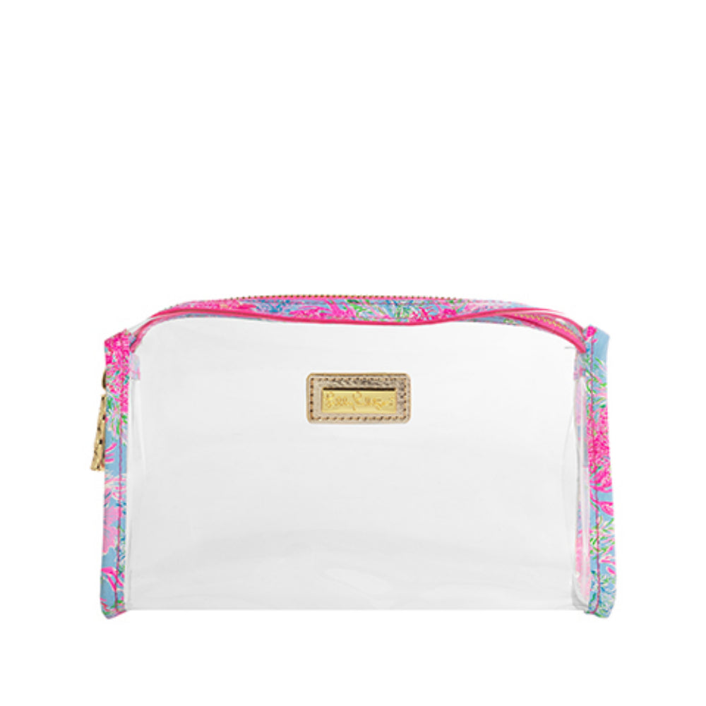 Lilly Pulitzer Stylish Zip - Up Pencil Case for Organizing Essentials